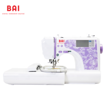 BAI single needle multi-function domestic household computerized embroidery sewing machine